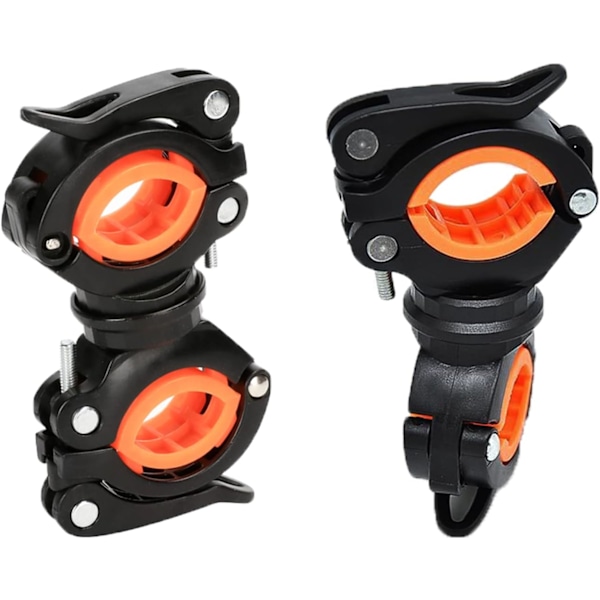 Cykel Flashlight Clip, Cykel Flashlight Klämma, Cykellamphållare, Cykelmonteringstillbehör, Lämplig för Mountainbike, Utomhus Ridi