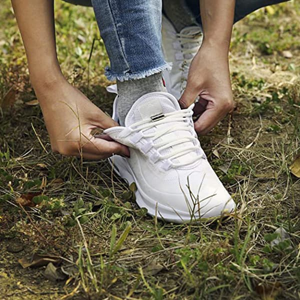 Elastiske sko snørebånd til børn og voksne sneakers, elastiske snørebånd uden binding