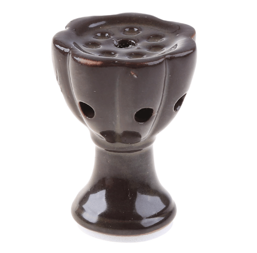 Vandfald Røgelse Brænder Keramisk Tilbageflow Røgelse Holder Springvand Tilbageflow Røgelse Kegler Til Hjemmet Kontor Dekoration 3.6*3.6*4.6cm Sort-brun