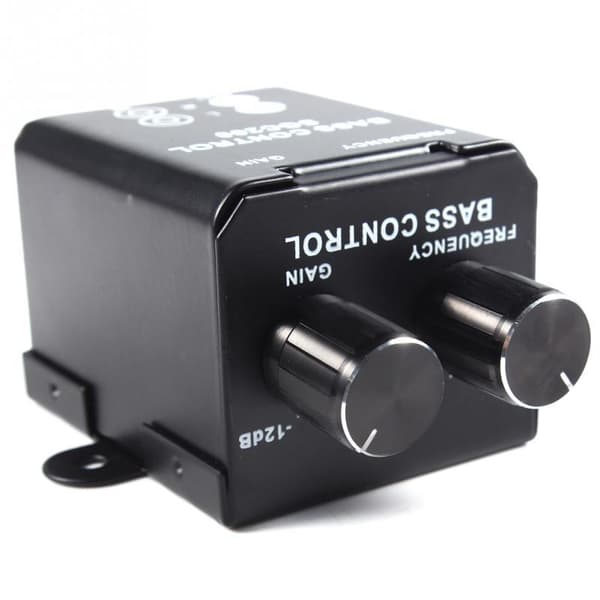 1 stk Auto Car Fjernkontrollforsterker Subwoofer Bil Audio Equalizer Crossover