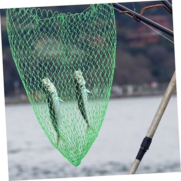 Håv Vikbar Ersättningsnät Vikbart Fiskenät Ersättningsnät Fiskenät Ersättningsnät för Fiskenät Grön Nylon