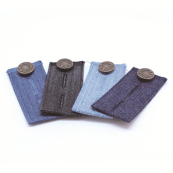 4-pack jeans midjebandsförlängning knappjustering bältespänne