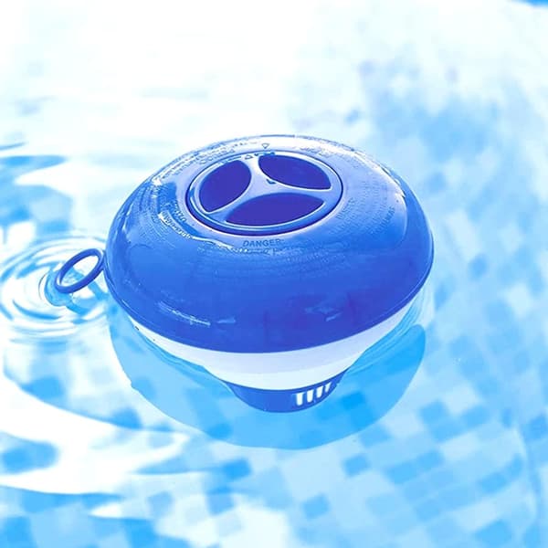Klordispenser til pool, flydende mini spa kemisk dispenser klor til spa boblebad oppustelig pool