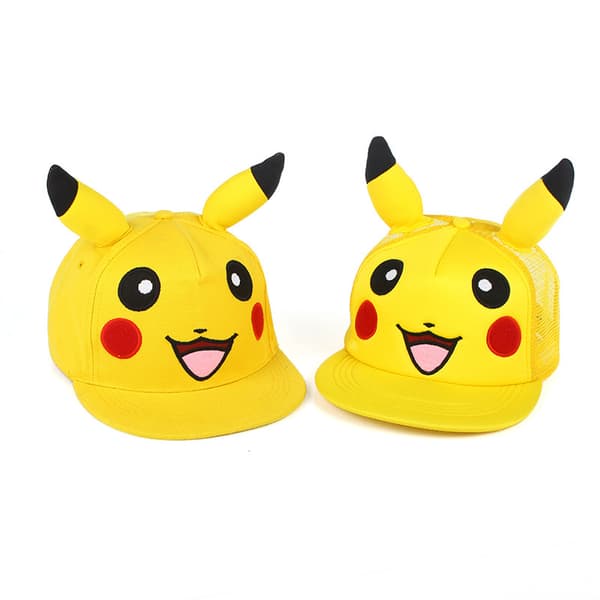 Pikachu Gutter Jenter Baseballcap Brodert Sportscap Uformell