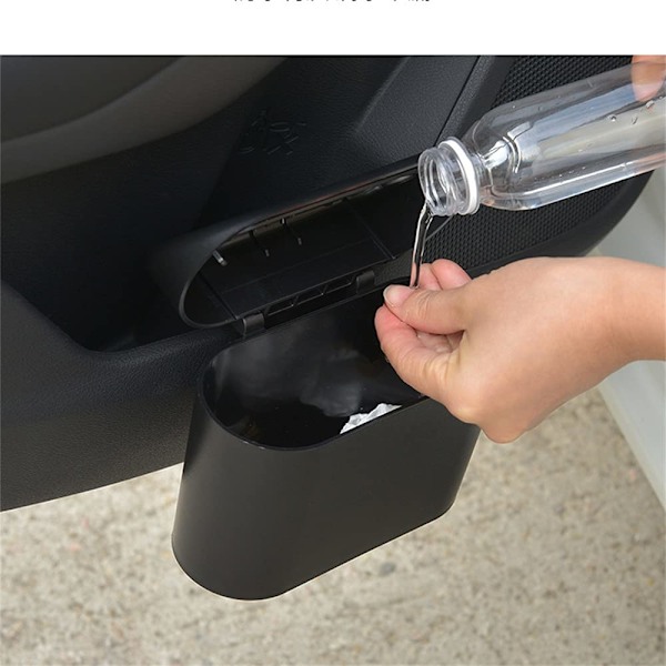 Auton roskakori kannella, General Motors mini-tiivis roskakori, etuistuimen lisävarusteet, auto, toimisto, makuuhuone, koti kannella