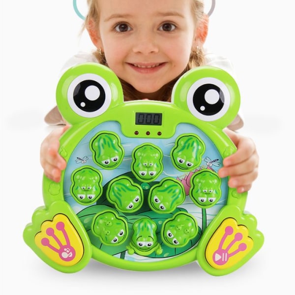 Leksaker för 2 3 4 5-årig pojke, toddler ålder 2-4, Whack A Frog Game