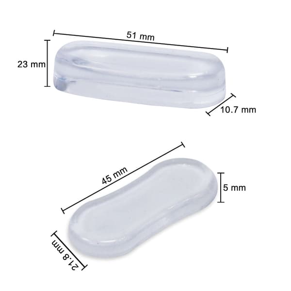 Pieces - Toalettsete Buffer Sett - Universelt Sete Bumper Erstatningssett - Toalettsete Buffer Sett - Demper - Buffer Sett - Reservedeler - Tilbehør