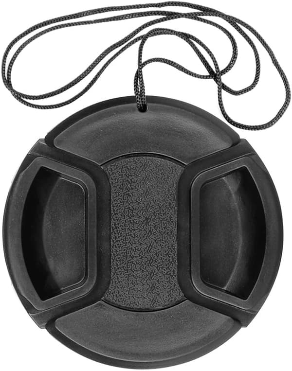 52 mm objektivlock, objektivlock med snäppfäste, 4 st