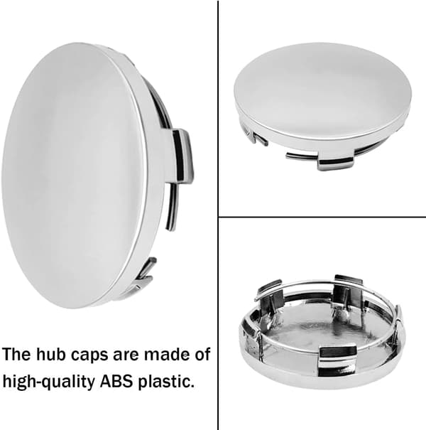 4 stk. Auto Hub-deksler, ABS-hjuldeksler, Hjulnavdeksler for Bilhjul