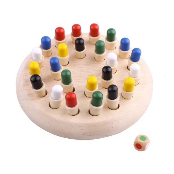 Memory Match Stick Chess, Wooden Game, Wooden Memory Chess, Memory Che