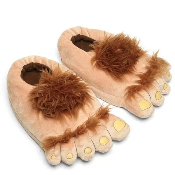 Furry Slippers Hjemmesko Unisex Behårede Paw Slippers Creative Girls Plus
