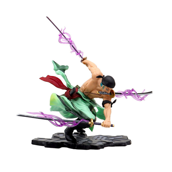 1 stk. Roronoa Zoro karakter statue samleobjekt, anime-tema dukke