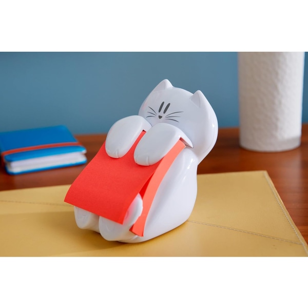 Pop-up Note Dispenser, Cat design, 3x3 in, 1 Dispenser/Pack