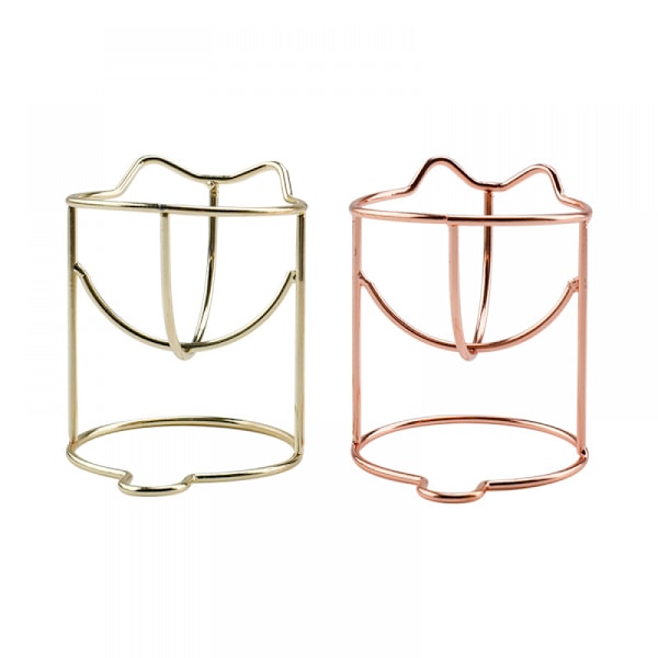 Premium Kvalitet Kat Mønster Græskar Æg Pulver Puff Tørretumbler Holder Makeup Svamp