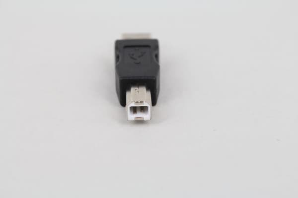 2 kpl Tulostinsovitin USB-uros B-uros USB-sovitinmuunninliitin A