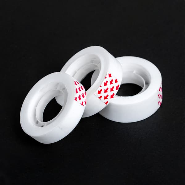 Matt tejp, tejprefill, 6-pack, translucens 1,2 cm x 10 m