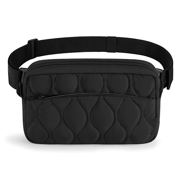 Dam Midjeväskor med Två Installationssätt Justerbar Rem Lätt Crossbody Midjeväska för Resor Träning