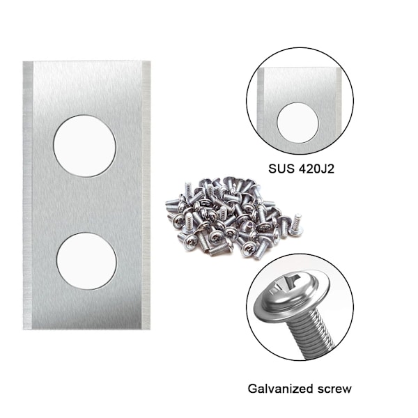 Reservedeler for robotgressklipper - 30 reservedeler kompatible med Worx Landroid, modeller med premium kvalitetsskruer (sølv)