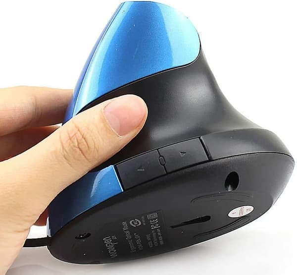 Kablet vertikal mus, ergonomisk design bærbar PC datamus, USB-kabel