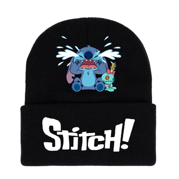 Unisex Lilo Stitch Barnehage Cartoon Strikket Lue