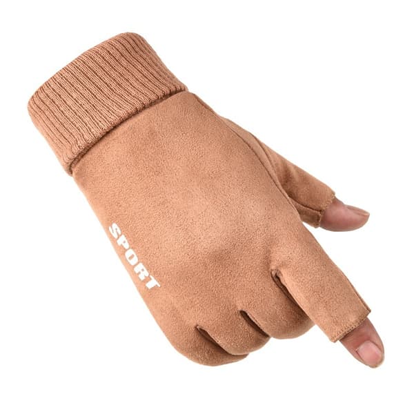 Talviset lämpimät käsineet, khaki