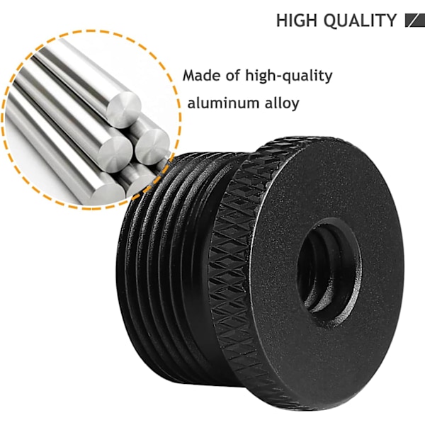 4 st Kameraskruv Adapter 1/4 Hona till 5/8 Hane Gängadapter för Kamera/Mikrofonstativ