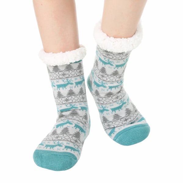 Koselige og varme sokker med anti-skli beskyttelse