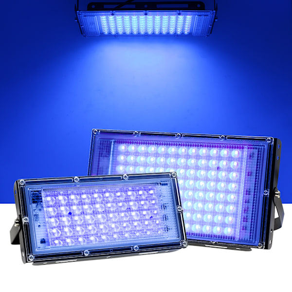 UV LED-projektor 300W sort lys IP65 vandtæt, ultraviolet LED-lampe, effektbelysning til akvarium, fest, fluorescerende maling