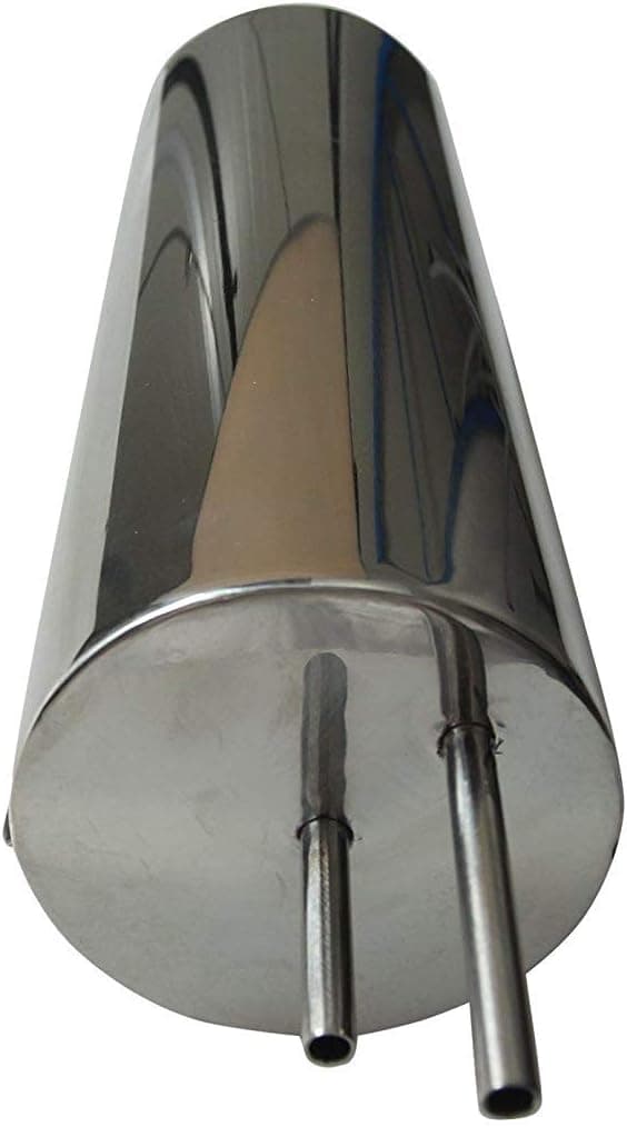 3\" X 10\" Radiator Kølervæske Overløbsbeholder Poleret Rustfrit Stål 32OZ