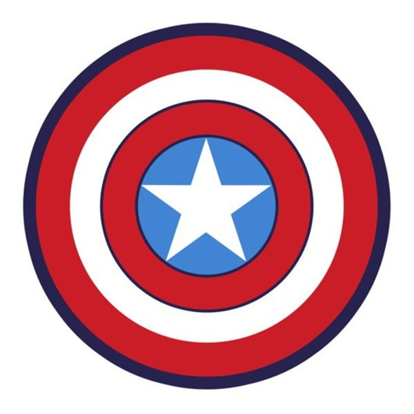 Avengers Shields Tufted Rug Tufted Polyester Badmatta, Barnbad (Röd)
