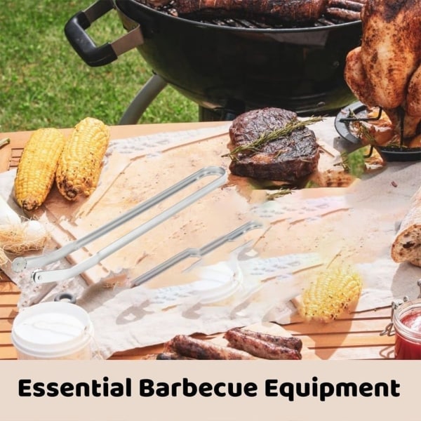 2 kpl BBQ-makkaran kääntöpihdit, makkaran kääntöpihdit, BBQ-makkaran kääntö