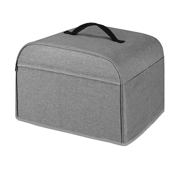 Støvdeksel med lommer - 34*36*25cm - Innendørsgrill, maskinvaskbar, grå (kun trekk)