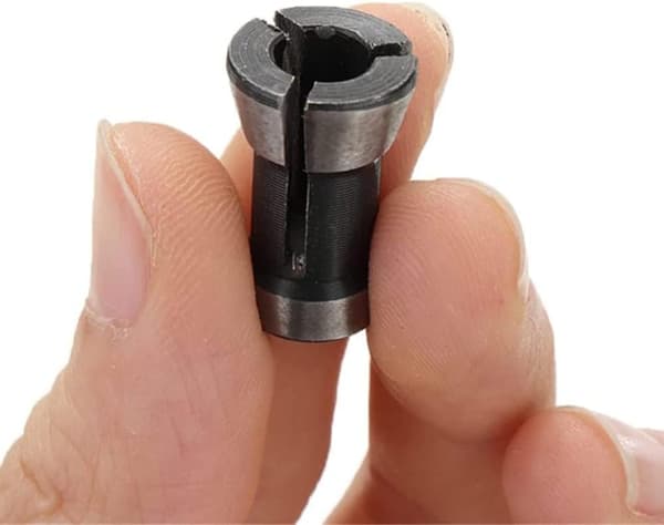 3 stk. spændepatronadapter sæt 6 mm/6,35 mm/8 mm spændepatronhoved til boremaskiner spændepatron fræsemaskinetilbehør
