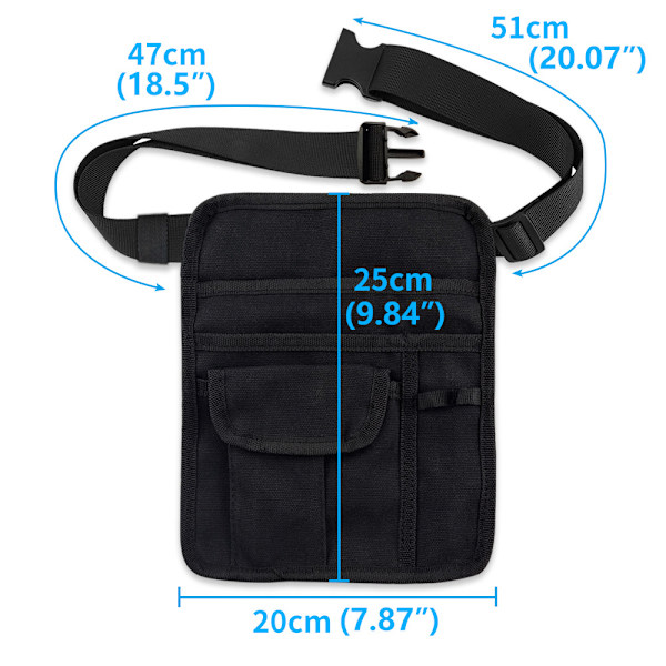 Server Pouch Bag Restaurant Servitør Midje Penger Pung Restaurant Forkle