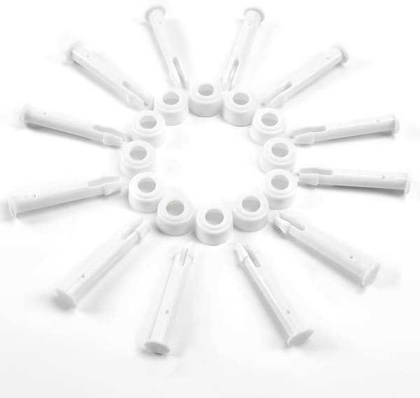 12 st Plaststift, Intex Pool Reservdelar, Plastpoolstift, för de flesta ram бассейн - Rektangulär/Rund Pool