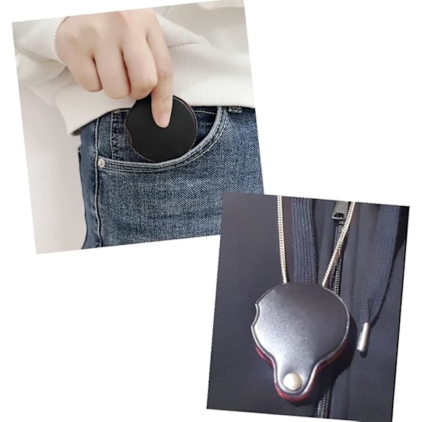 Paket med 3 Mini hopfällbara fickförstoringsglas, små optiska glasfickförstorare