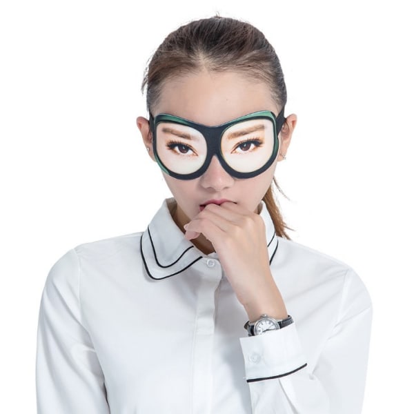 Morsom øyemaske (for kvinners øyne), lysblokkerende søvnmaske