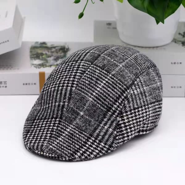 Flat cap/lys grå