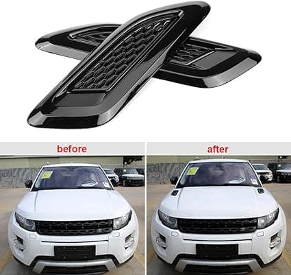 Luftinntak deksel hette luftuttak, ytre hette luftuttak vinge trim for Evoque