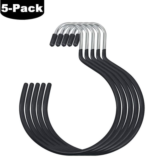 5-pack klädkrokar, halsdukskrokar, multifunktionsupphängning