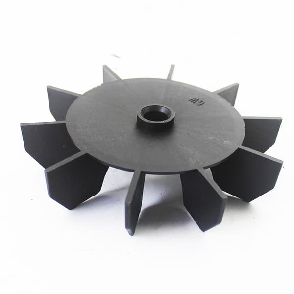 Udskiftning af ventilatorblad, plastikventilator til elmotor, tilbehør til små luftkompressorventilatorblade, direkte inline-motor, 15 mm aksel, diameter