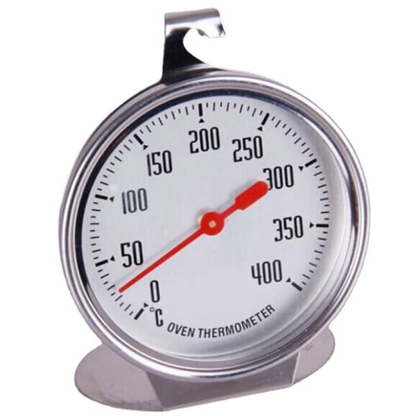 Ovn- og grilltermometer, ovntermometer, grill-/røyktermometer, stor skjerm viser tydelig temperaturer for