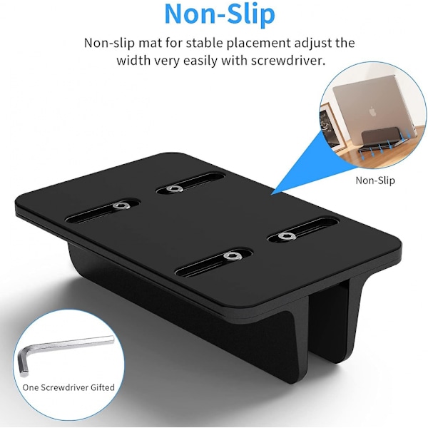 Vertikal bærbar computer stand, justerbart aluminiums skrivebord til Macbook Pro/air, ipad,sur