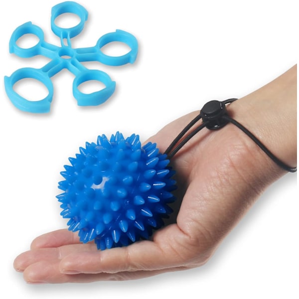 Handförstärkningsboll Träningsredskap för Fingergrepp Styrketränare Greppset Fingerboll för Hand, Artrit och Karpaltunnelsyndrombehandling (D
