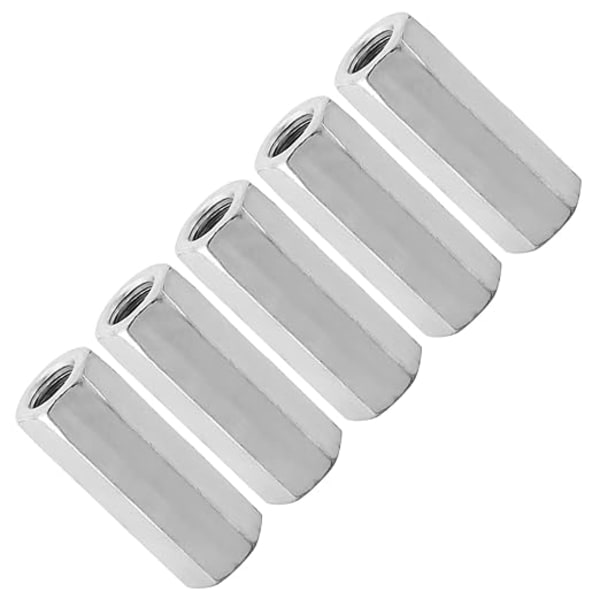 5 stk M12 Lang Hex Shank Mutterhylse Mutter Threaded Spacers Festemidler Skrue Zin