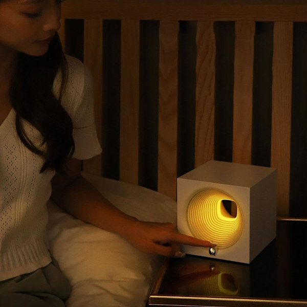 Nattlampa högtalare, stabil skrivbordslampa högtalare med bluetooth-högtalare (
