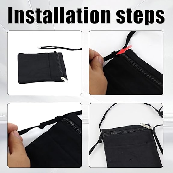 Ultralätt Crossbody Mobilväska, Liten Mobilväska i Nylon, Smartphone Crossbody Väska med Dragkedja