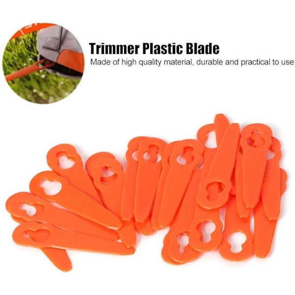 24 stk. trimmerhoveder i plast, reservedele til Stihl