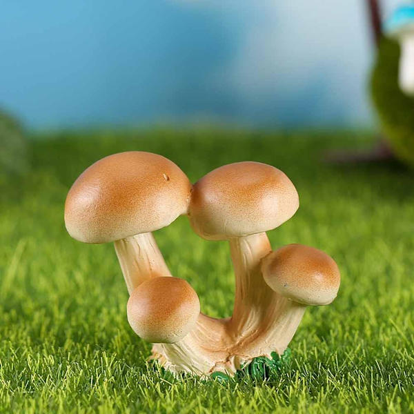 Søgende Veje Miniature Harpiks Svampe, Mini Svampe Figur Figur Sød