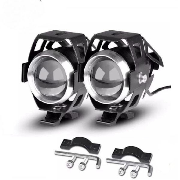2 st långdistans LED för motorcykel QUAD / helljus / strålkastare / dimljus